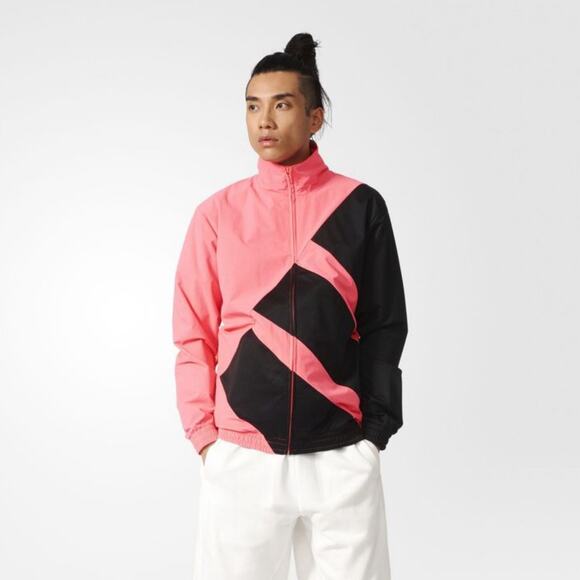 Adidas Equipment Bold Track Top Jacket. 2 side front side zipper pockets.